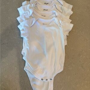 Little Me Classic White Bodysuit Pack